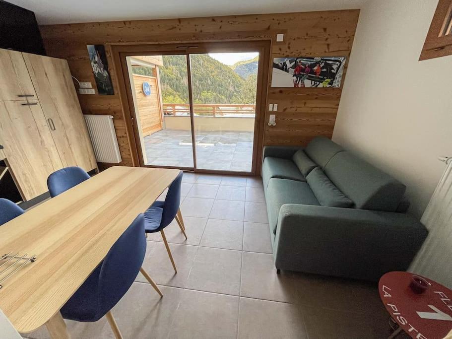 Dans Residence Neuve Le Snow Roc Sur Les Pistes, Grand Studio Cosy 5 Pers Avec Terrasse Panoramique, Sauna, Wifi Saint-Jean-dʼAulps 외부 사진