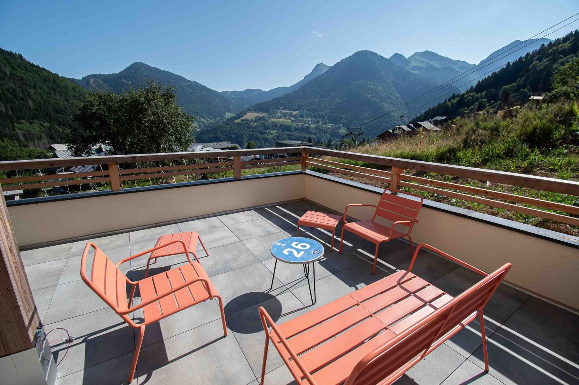 Dans Residence Neuve Le Snow Roc Sur Les Pistes, Grand Studio Cosy 5 Pers Avec Terrasse Panoramique, Sauna, Wifi Saint-Jean-dʼAulps 외부 사진